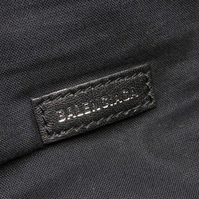 Bロゴ レオパード ボディバッグ 580028 べージュ×ブラック ナイロン ウエストバッグ シルバー金具 ヒョウ柄