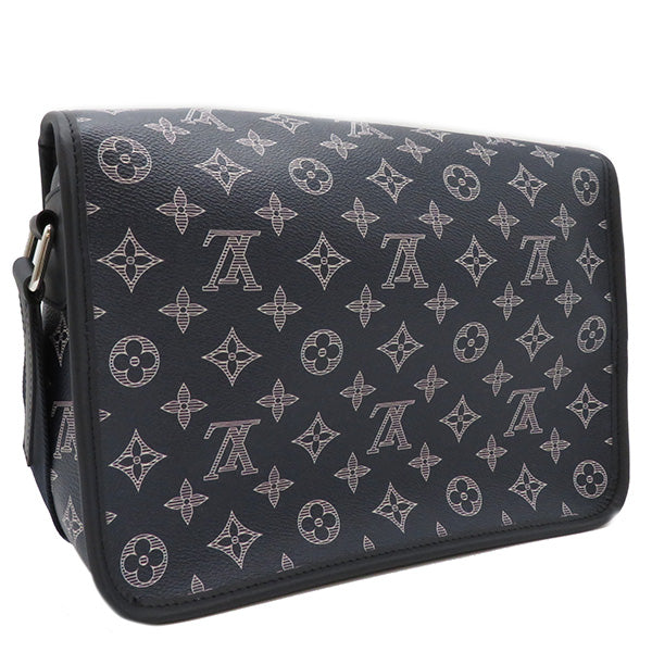 ルイヴィトン LOUIS VUITTON ネイビー メッセンジャー PM M54248 モノグラムサバンナキャンバス ショルダーバッグ シルバー金具  紺 チャップマン ブラザーズ ライオン サバンナ