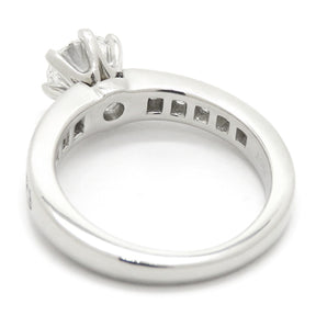 ティファニー Tiffany & Co セッティング エンゲージメントリング チャネルセット プラチナ Pt950 ダイヤモンド リング 指輪 立爪