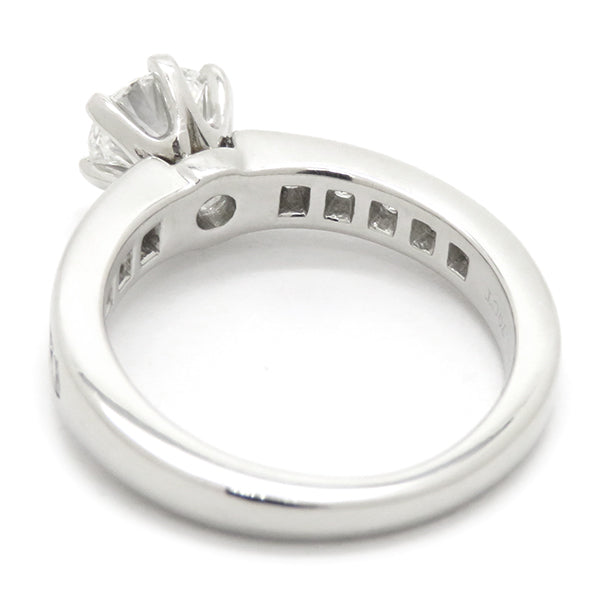 ティファニー Tiffany & Co セッティング エンゲージメントリング チャネルセット プラチナ Pt950 ダイヤモンド リング 指輪 立爪
