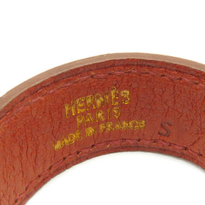 エルメス HERMES 手袋ホルダー レッド系 オーストリッチ GP グローブホルダー ゴールド金具 赤 ソルド品