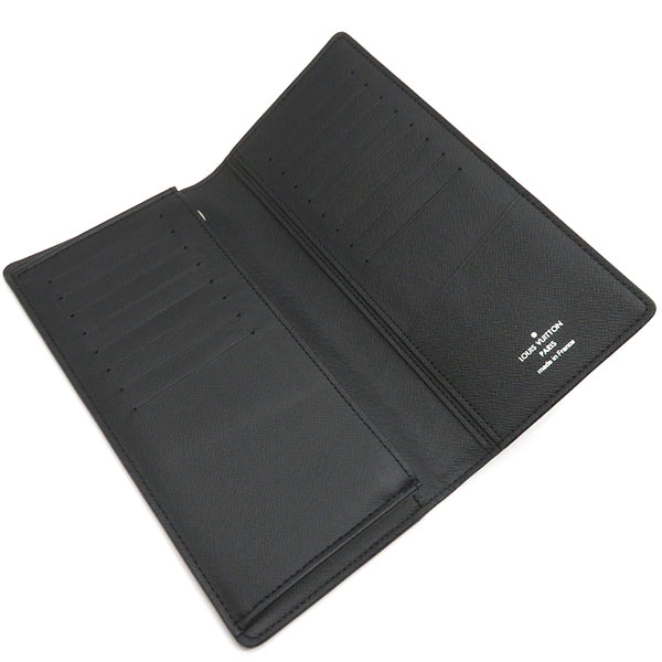 ノワール ポルトフォイユ ブラザ M30285  タイガ 長財布 シルバー金具 二つ折り 黒