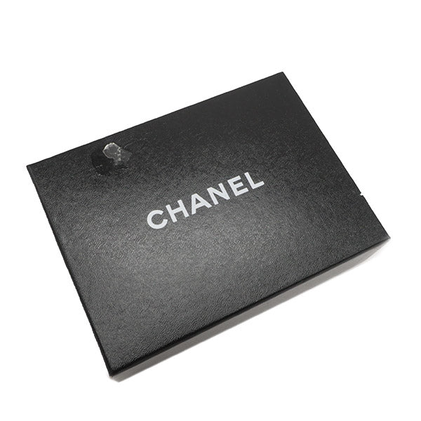 シャネル CHANEL マトラッセ ウォレット ブラック ラムスキン 二つ折り財布 シルバー金具 黒 ココマーク ラウンドファスナー