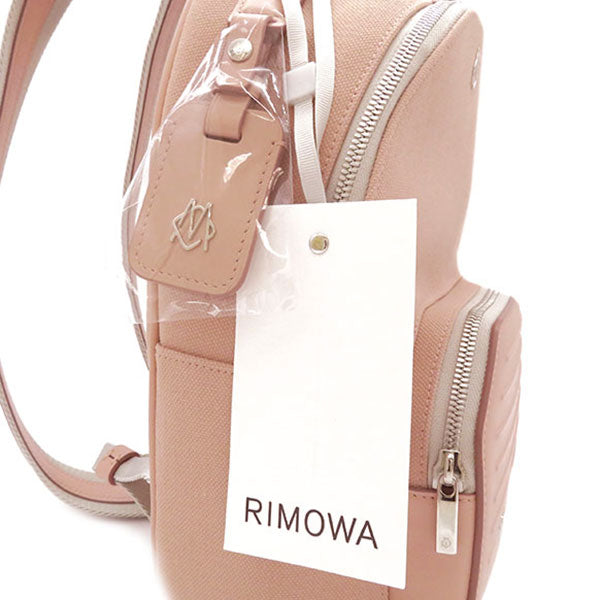 リモワ RIMOWA 525.00.00.5 DESERT ROSE ピンク  キャンバス レザー リュック・デイパック シルバー金具