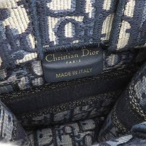 ディオール DIOR DIOR BOOK TOTE ミニ フォンバッグ S5555CRIW_M928 ブルー キャンバス ショルダーバッグ ヴィンテージ金具 ブックトート オブリーク