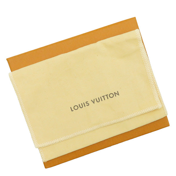 ルイヴィトン LOUIS VUITTON M67862 カーフ 三つ折り財布 シルバー金具 茶