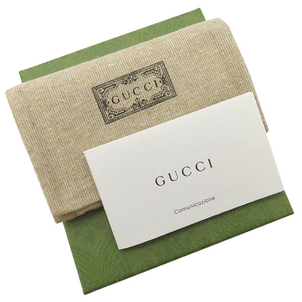 グッチ GUCCI 二つ折り ウォレット 365476 ダークブルー パイソン レザー 二つ折り財布 ガンメタル金具 青 ヘビ