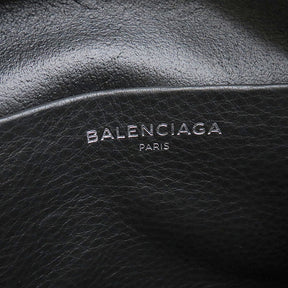 バレンシアガ BALENCIAGA 679267 グレー レザー ショルダーバッグ シルバー金具 ポシェット