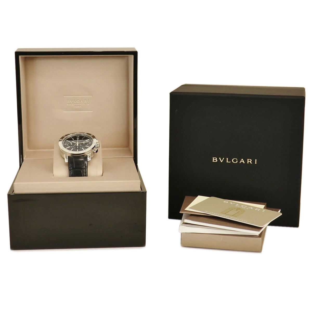 ブルガリ BVLGARI ブルガリブルガリ クロノグラフ BB41BSSDCH 自動巻き