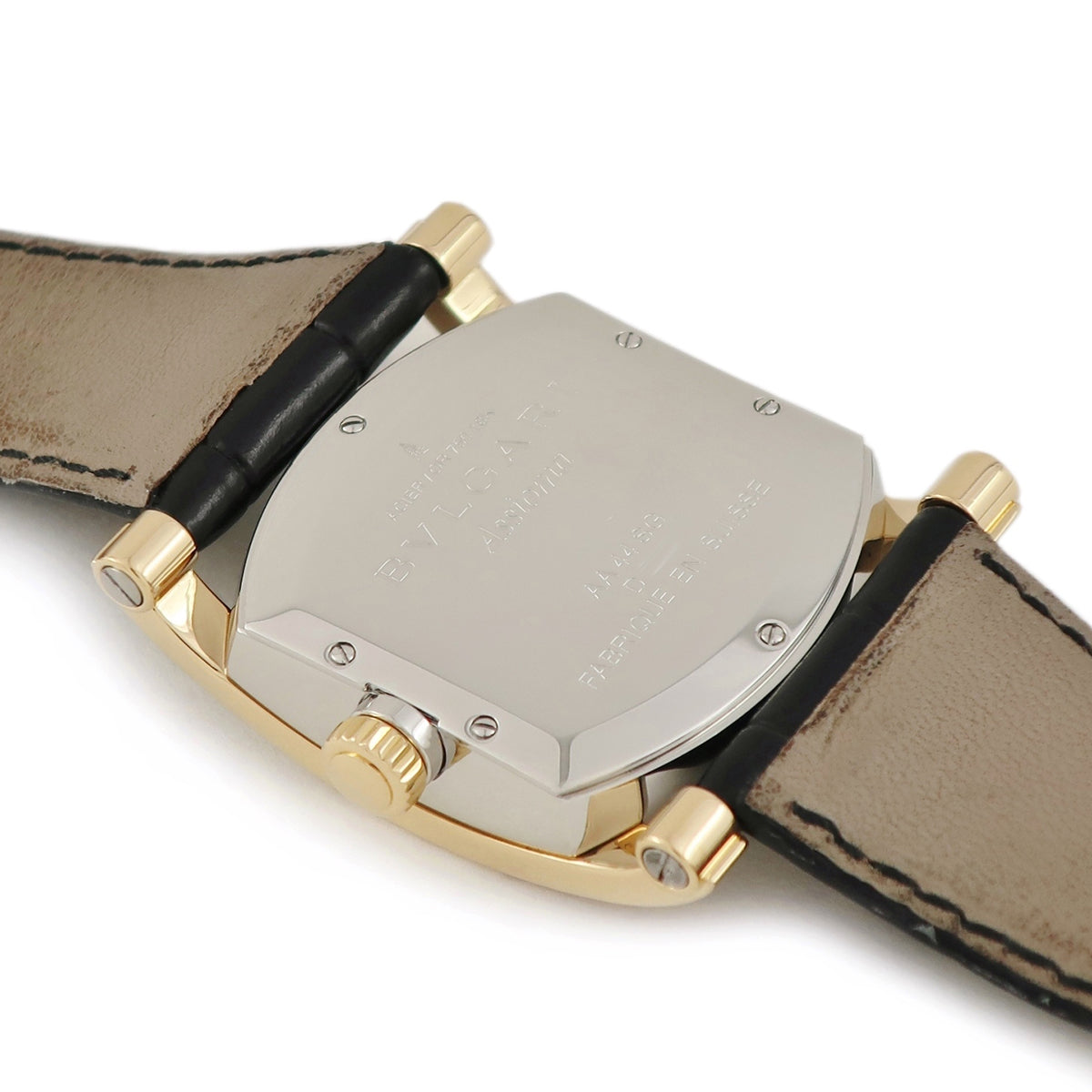 ブルガリ BVLGARI アショーマ コンビ AA44SG メンズ 腕時計 デイト シルバー 文字盤 K18YG イエローゴールド 自動巻き Assioma VLP 90189555