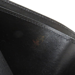 ノワール ポルトフォイユ マルコ NM M62289 エピレザー 二つ折り財布 シルバー金具 黒