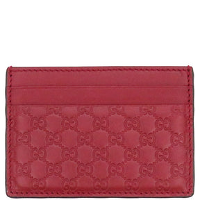 グッチ GUCCI マイクロGG カードホルダー 476010 レッド マイクロ