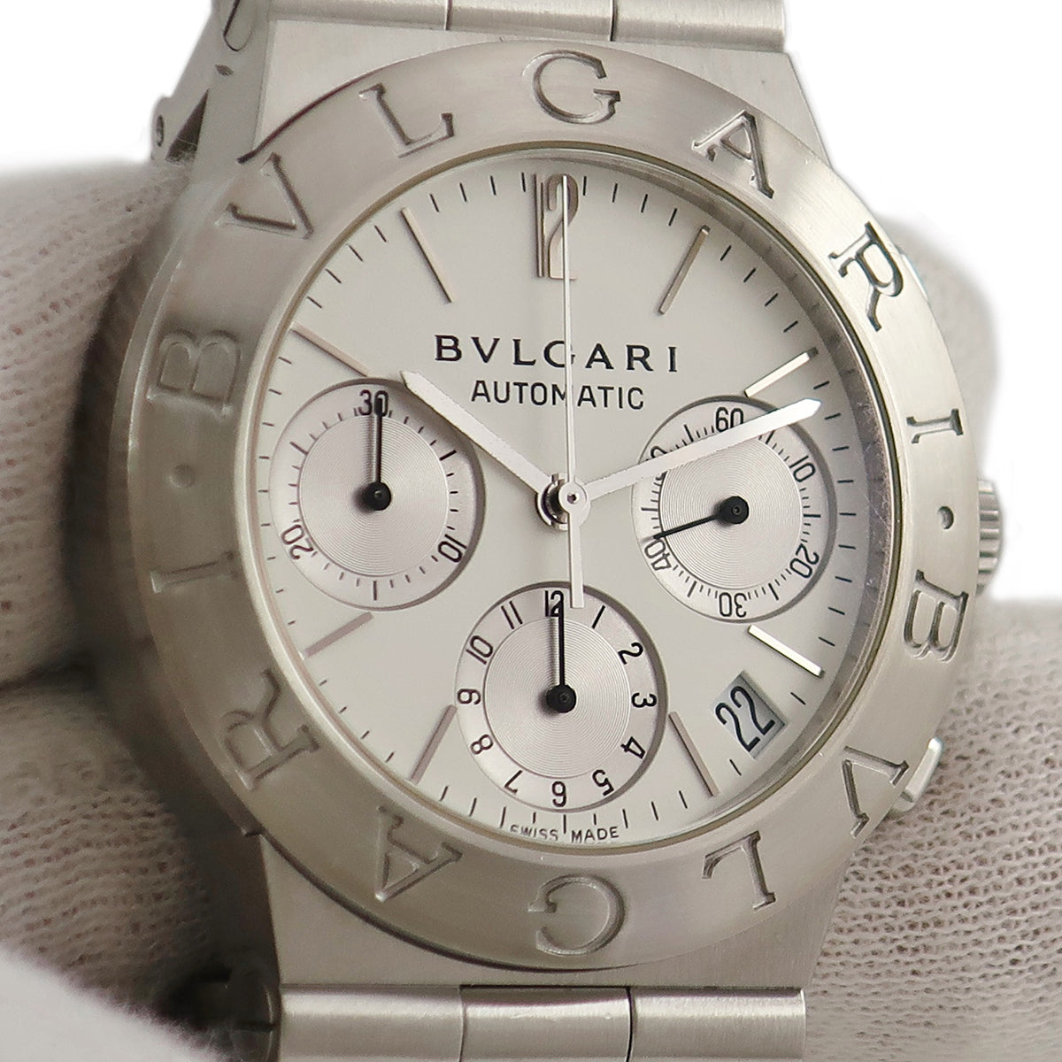 BVLGARI(ブルガリ) 腕時計 CH35S メンズ 白