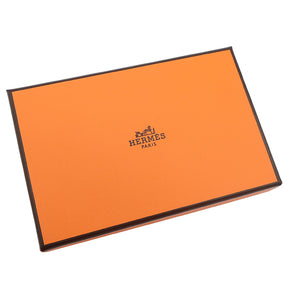 エルメス HERMES カルヴィ エトゥープ ヴォーエプソン カードケース シルバー金具 新品 未使用 グレージュ