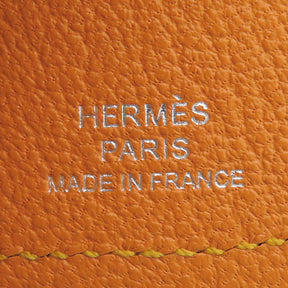 エルメス HERMES カマイユ ローズアザレ×ヴェールシプレ×ジョーヌアンブル ヴォーエプソン バッグチャーム シルバー金具 馬型 キーリング