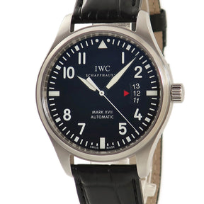 IWC  パイロット ウォッチ マーク XVII IW326501 自動巻き メンズ 黒 アラビア バー