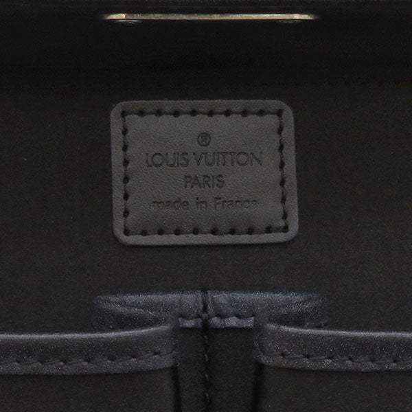 ルイヴィトン LOUIS VUITTON ノワール ヴァリセット PM M92235 モノグラムグラセレザー ハンドバッグ シルバー金具 黒 トランク