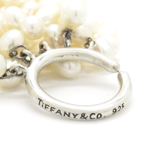 ティファニー Tiffany & Co トルセード フレッシュウォーターパール ホワイト シルバー925 パール ネックレス パロマ・ピカソ  SV925 淡水パール 8連