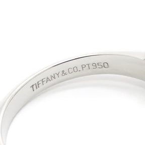 ティファニー Tiffany & Co ソリティア プラチナシルバー Pt950 ダイヤモンド リング 指輪 T＆Co. 一粒 1P