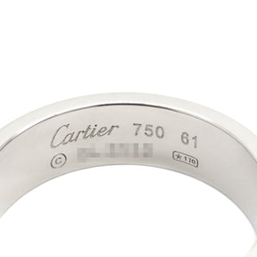 カルティエ Cartier ラブリング ホワイトゴールド K18WG #61(JP 21) リング 指輪 LOVE Ring 750 18K WG 18金