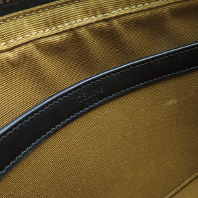 セリーヌ CELINE ミディアム メッセンジャーバッグ 194502CIM.38NO ブラック トリオンフキャンバス ショルダーバッグ ゴールド金具  黒 ロゴ