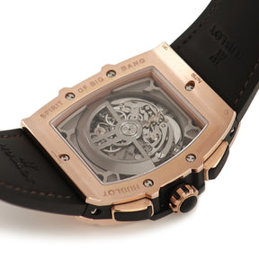 ウブロ HUBLOT スピリットオブビッグバン キングゴールド 601.OX.0183.LR.1104 自動巻き メンズ K18KG無垢 純正ダイヤ トノウ