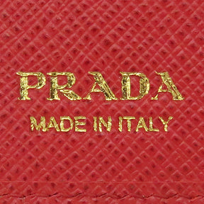 プラダ PRADA 1M0222 レッド サフィアーノレザー キーケース ゴールド金具 赤