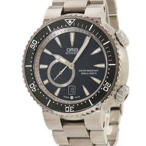 定番人気得価未使用 ORIS オリス ダイバーズ 自動巻き メンズ腕時計 ステンレスバンド 腕時計(アナログ)