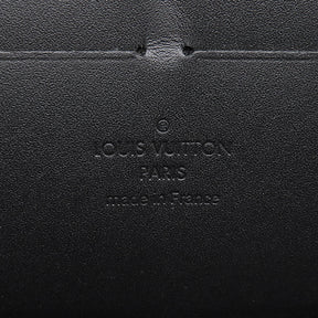 ルイヴィトン LOUIS VUITTON ノワールマニエティック ジッピー ウォレット M90075 モノグラムヴェルニ 長財布 ガンメタル金具 黒 ラウンドファスナー