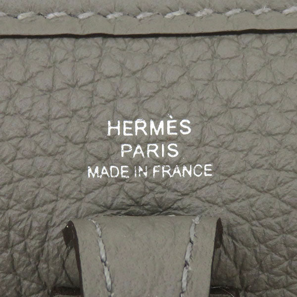 エルメス HERMES エヴリンTPM グリメイヤー トリヨンクレマンス ショルダーバッグ シルバー金具 グレー