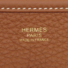 エルメス HERMES エヴリン3 PM ゴールド トリヨンクレマンス ショルダーバッグ ゴールド金具 茶