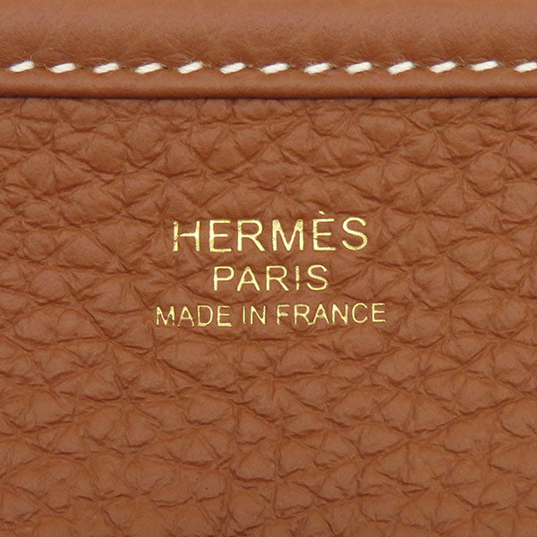 エルメス HERMES エヴリン3 PM ゴールド トリヨンクレマンス ショルダーバッグ ゴールド金具 茶