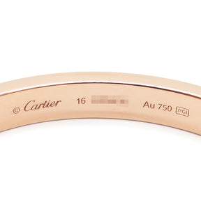 カルティエ Cartier LOVE ラブブレス パヴェダイヤ N6036916 ピンクゴールド K18PG ダイヤモンド #16 ブレスレット 750 18K 18金 RG