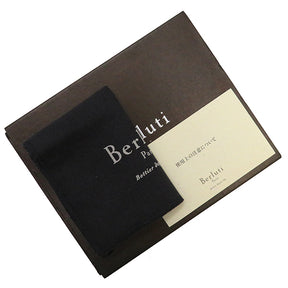 ベルルッティ BERLUTI インブイア カードホルダー ブラウン ヴェネチアレザー 名刺入れ 茶 カリグラフィ二つ折り カードケース