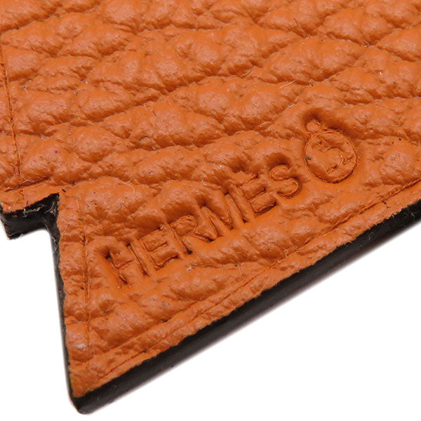 エルメス HERMES プティアッシュ ツリー ピンク系×オレンジ系 ヴォーエプソン トリヨンクレマンス チャーム バッグチャーム