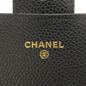 シャネル CHANEL クラシック ロング フラップ ウォレット AP0241 ブラック キャビアスキン 長財布 ゴールド金具 ランダムシリアル 黒 マトラッセ 二つ折り