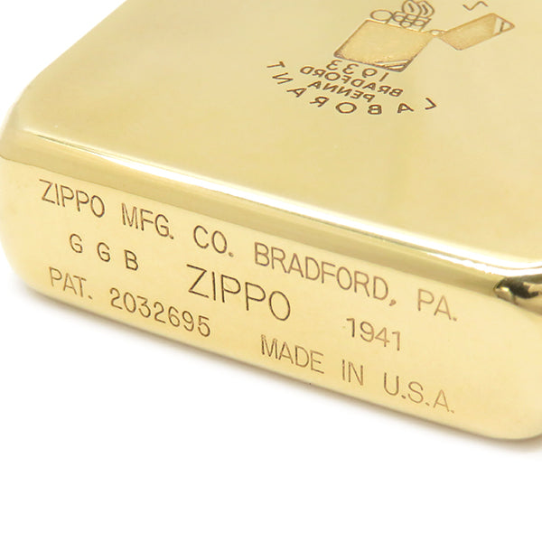 ZIPPO  LABORANT 1933 Bradford Penna 70周年記念 1941レプリカ GGB300リミテッド ゴールド K18YG ライター ソリッドゴールド