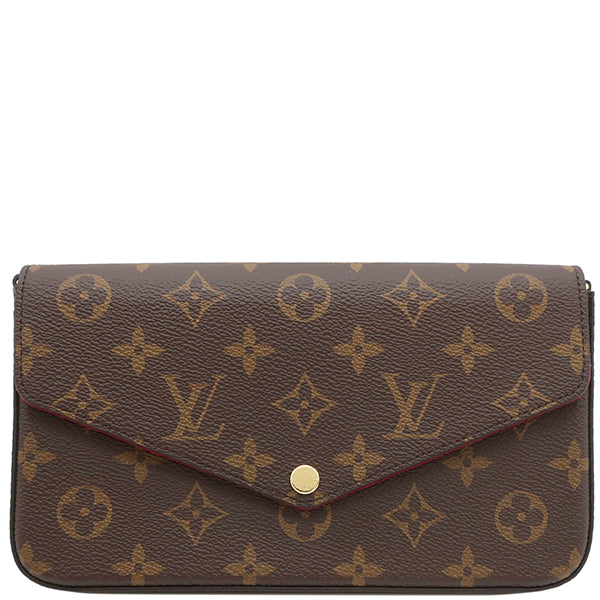 ルイヴィトン LOUIS VUITTON モノグラム ポシェット フェリシー M81896 モノグラムキャンバス チェーンウォレット ゴールド金具 新品 未使用 チェーンショルダー 茶