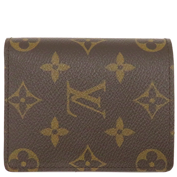 ルイヴィトン LOUIS VUITTON モノグラム ポルトフォイユ マジェラン M60045 モノグラムキャンバス 二つ折り財布 ゴールド金具 茶 イニシャル入り