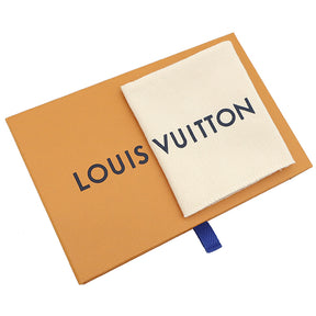 ルイヴィトン LOUIS VUITTON オレンジ ポルトフォイユ ブラザ M81153 トリヨンレザー 長財布 シルバー金具 LVアエログラム 二つ折り