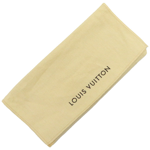 ルイヴィトン LOUIS VUITTON M60234 モノグラムフリルキャンバス 長財布 ゴールド金具 茶 二つ折り