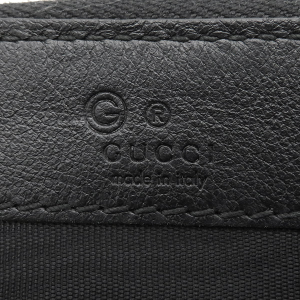 グッチ GUCCI マイクロGG コインパース 449896 ブラック マイクログッチシマ コインケース ゴールド金具 黒 小銭入れ ラウンドファスナー