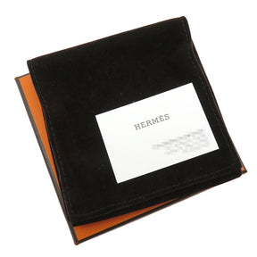 エルメス HERMES カワイイ kawaii  ベージュXゴールド GP レザー バングル ゴールド金具 Hロゴ 薄茶