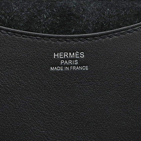 エルメス HERMES インザループ 18 ブラック トリヨンクレマンス ヴォースイフト ハンドバッグ シルバー金具 新品 未使用 黒