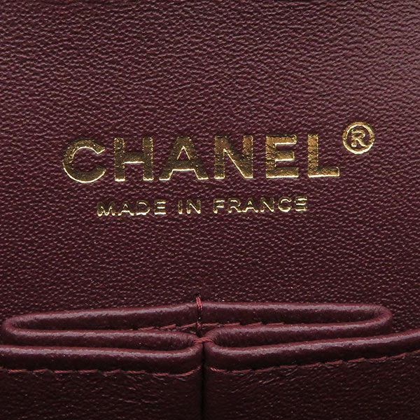 シャネル CHANEL マトラッセ 25 Wチェーン ブラック ラムスキン ...