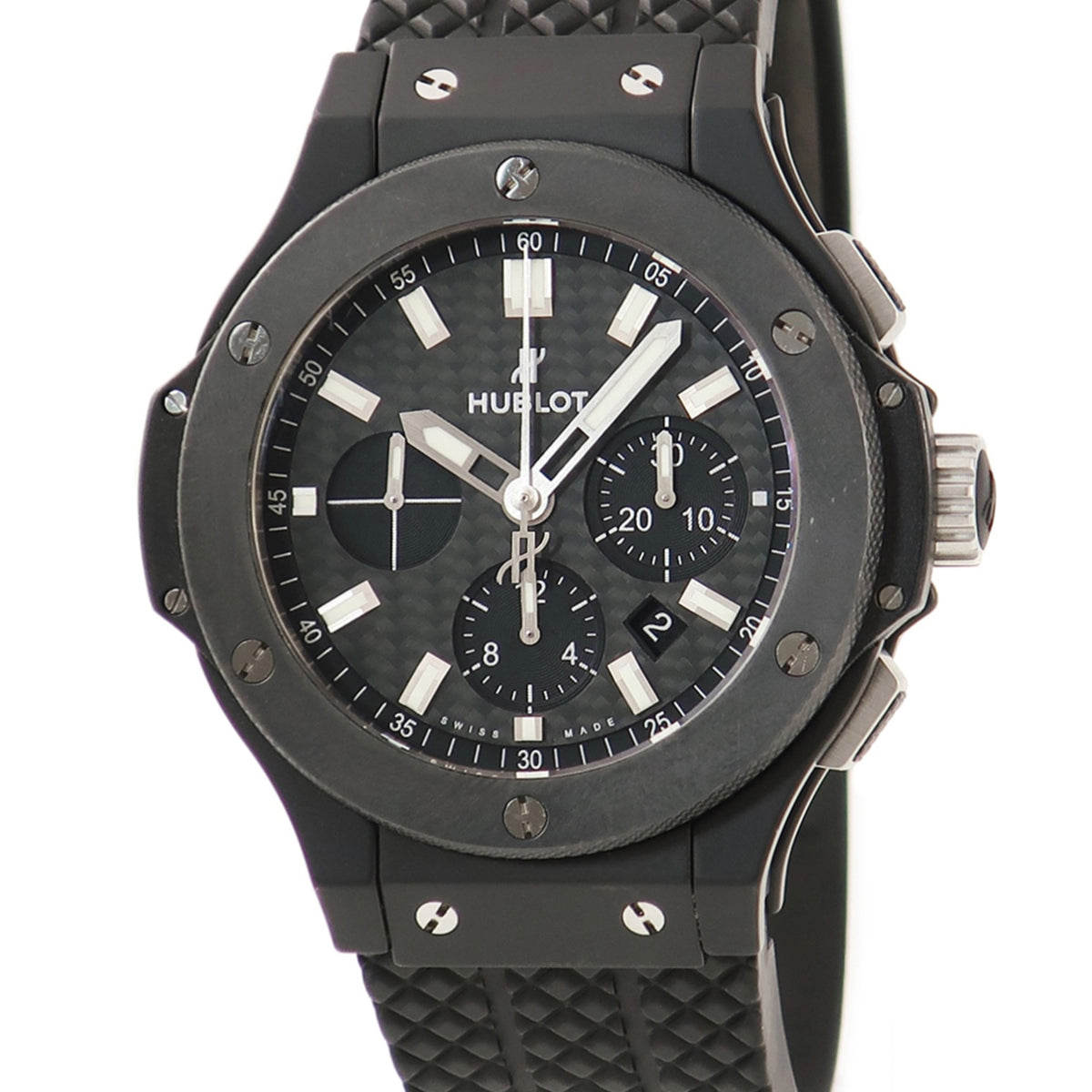 ウブロ HUBLOT ビッグバン ブラックマジック 301.CI.1770.GR 自動巻き メンズ 黒 バー