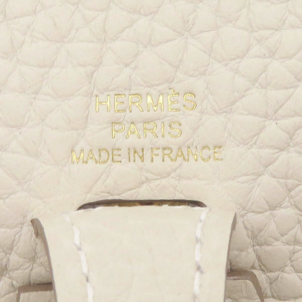 エルメス HERMES エヴリンTPM  クレ トリヨンクレマンス ショルダーバッグ ゴールド金具 新品 未使用 白