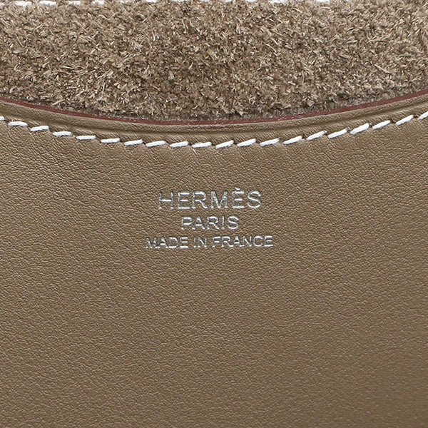 エルメス HERMES エトゥープ トリヨンクレマンス ヴォースイフト ハンドバッグ シルバー金具 グレージュ 新品 未使用