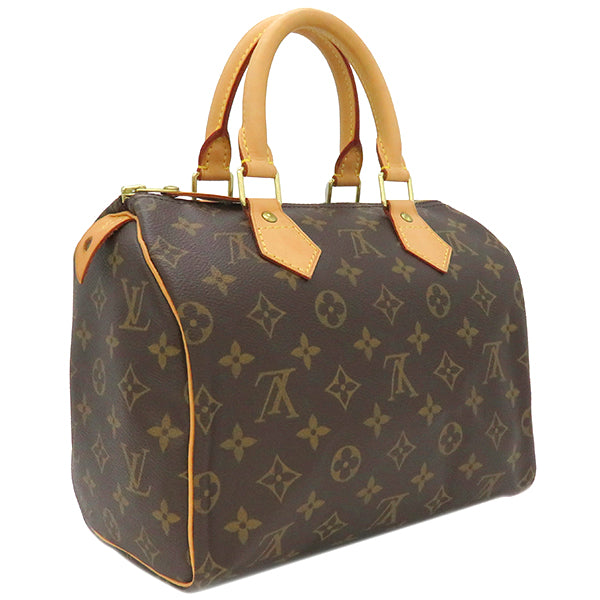 ルイヴィトン LOUIS VUITTON モノグラム スピーディ 25 M41109 モノグラムキャンバス ハンドバッグ ゴールド金具 茶  ボストンバッグ