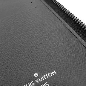 ルイヴィトン LOUIS VUITTON モノグラムエクリプス ジッピーウォレット・ヴェルティカル M62295 モノグラムエクリプスキャンバス 長財布 ガンメタル金具 黒 グレー ラウンドファスナー